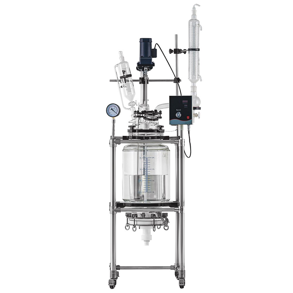 双层玻璃反应釜（砂芯过滤）