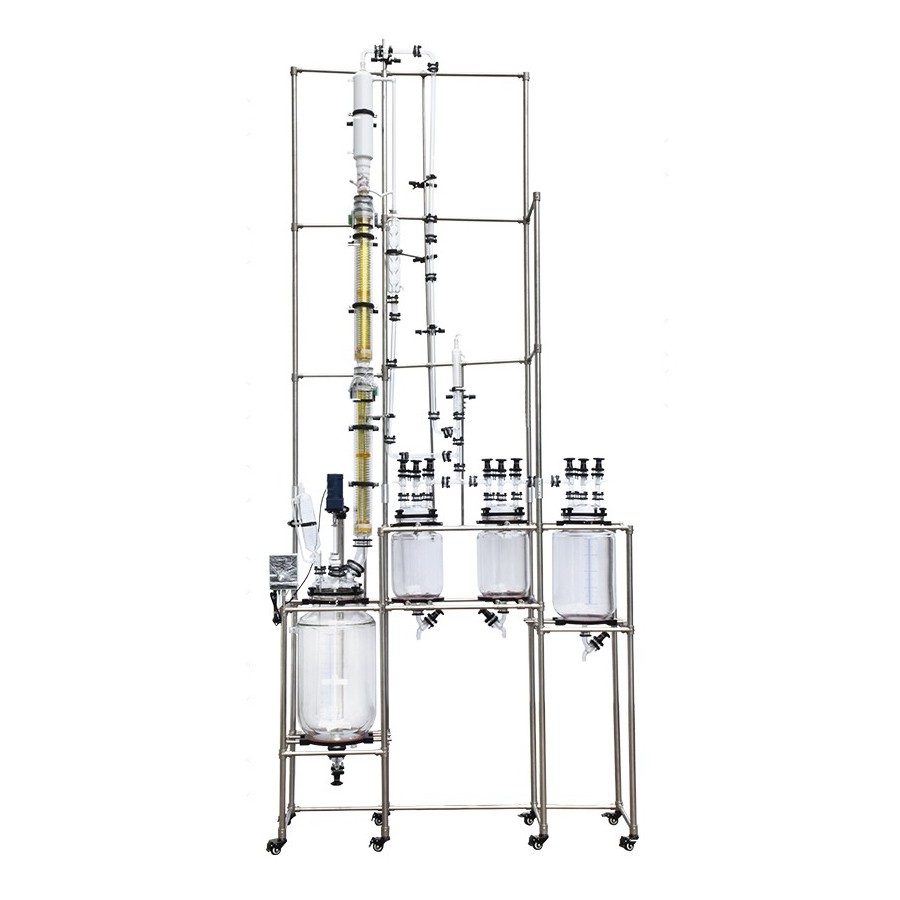 双层玻璃反应釜精馏柱